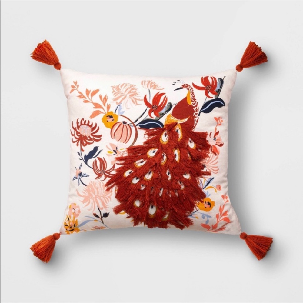 Peacock Pillow